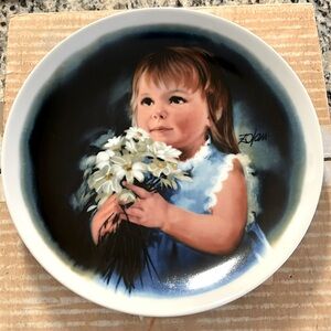 1981 Vintage Viletta China Collection Plate Zola’s For you Child’s Plate